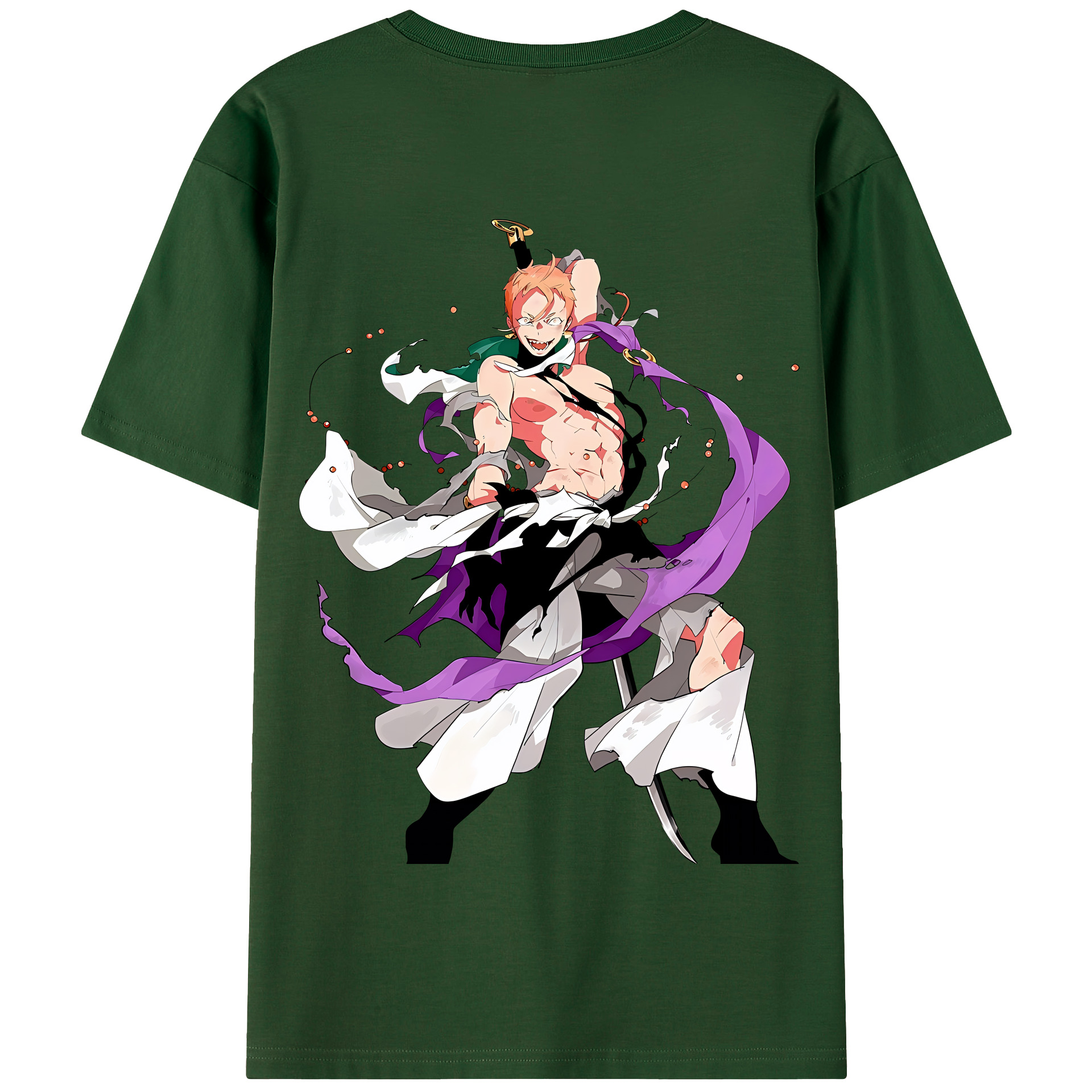（画像用） 刀剣乱舞 Touken Ranbu 綿100％半袖Tシャツ（背面プリント）